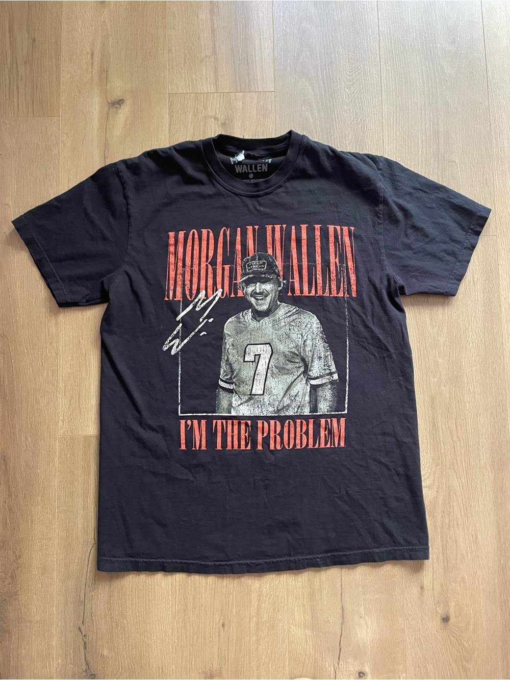 Morgan Wallen Concert tour merch Band Tee I’m the problem size large black
